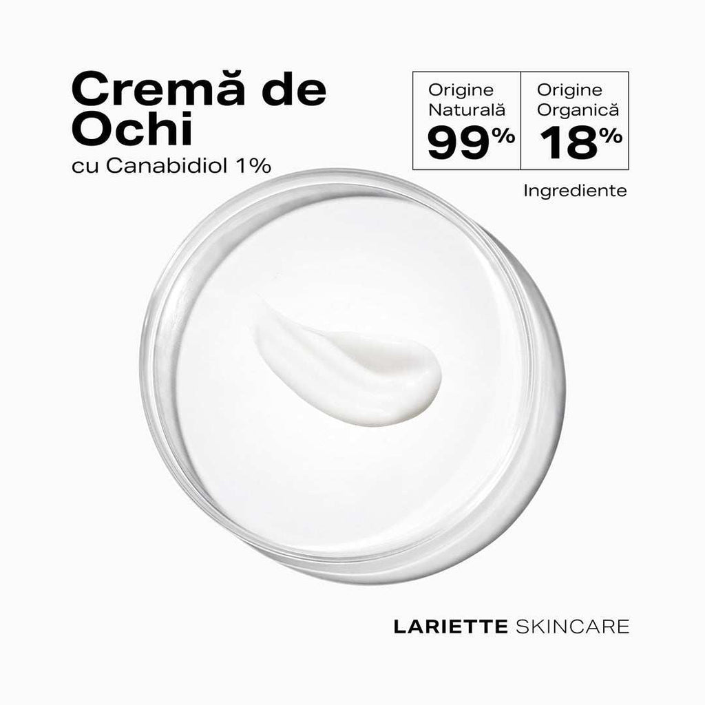 Crème contour des yeux à 1 % de cannabidiol, 15 ml