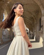 Rochie eleganta din dantelă A-line pentru evenimente speciale.