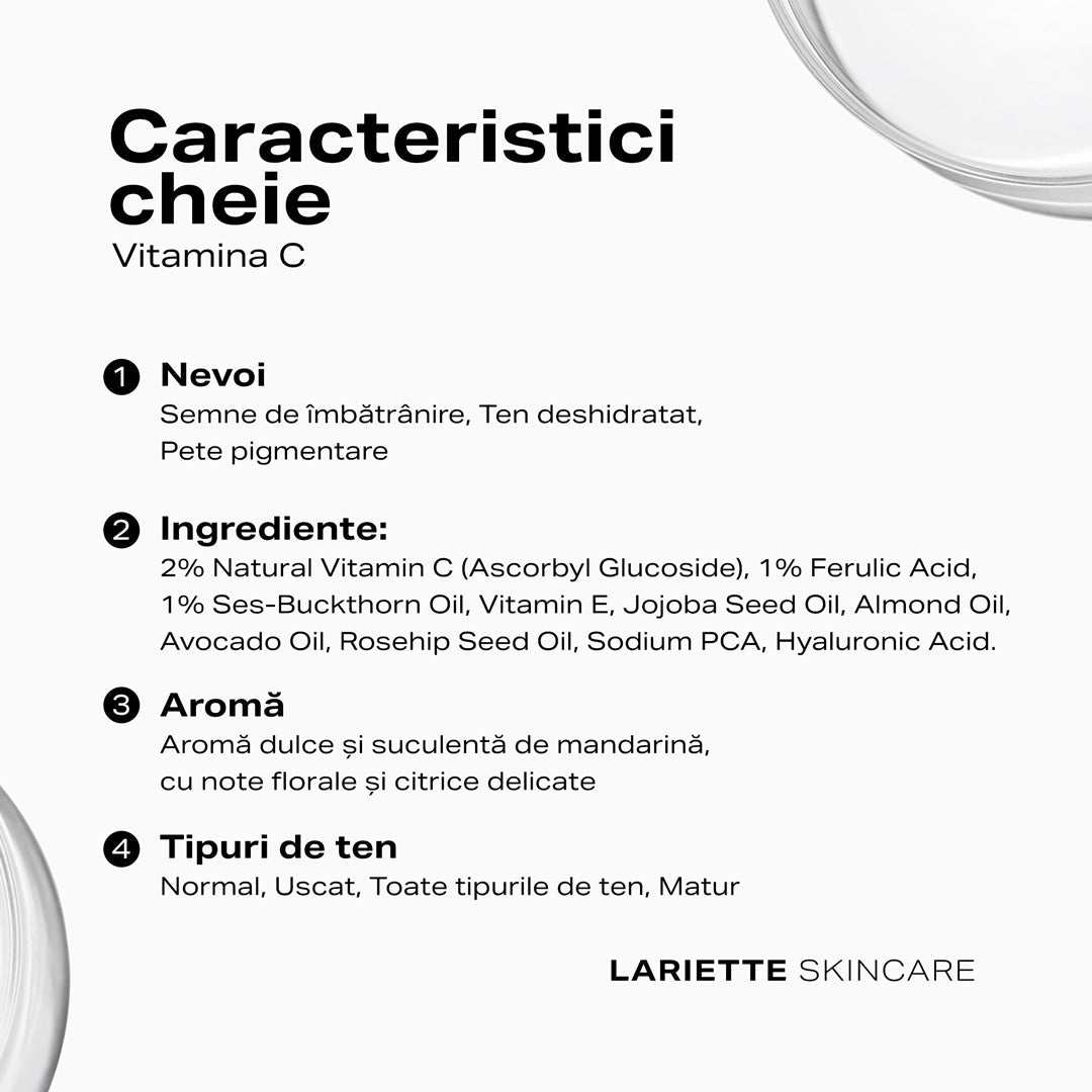 Sérum de vitamine C naturelle à 2 %, 30 ml